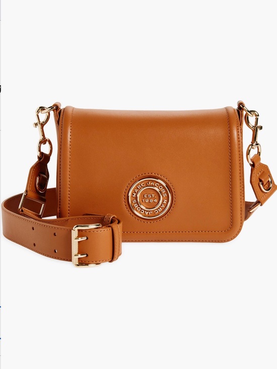 Marc Jacobs Handbags - MARC JACOBS Messenger Crossbody
Bag in Smoked Almond